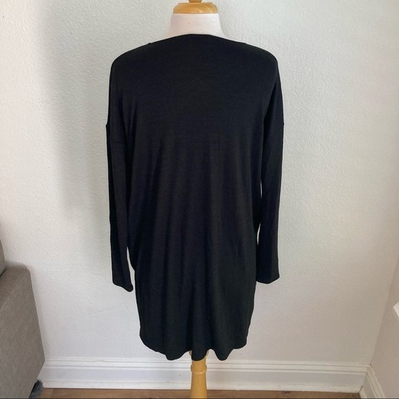 Aritzia Wilfred free Knit dress pockets casual long sleeve v-neck loose flowy - Picture 8 of 8